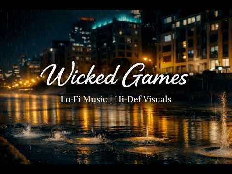 Wicked Games - The Weeknd | Lo-Fi Instrumental Cover Song • Rainy City at Night Ambience