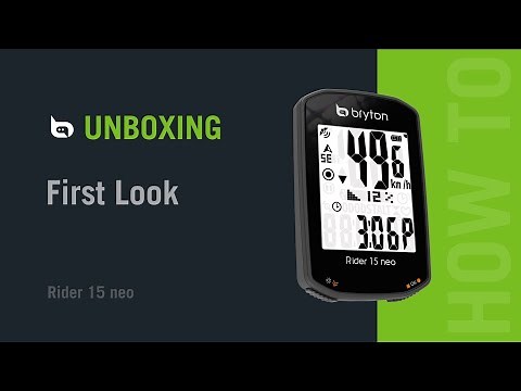 Bryton Rider 15 neo | Unboxing