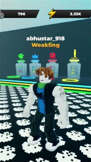 strong man Roblox #abhustar #roblox #shorts #viralshorts