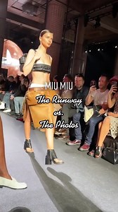A #MiuMiu morning 🖤 Miuccia Prada’s spring 2023 collection for Miu Miu offered a new take on the viral micro-mini skirt, while also embracing utilitarian details, muted tones, and timeless silhouettes. | The Zoe Report