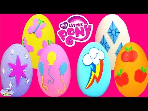 My Little Pony Cutie Mark Playdoh Surprise Egg MLP Episode Shopkins Toy Equestria Girls SETC