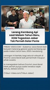 Gubernur KDM Tegaskan Tak Pernah Gelar Pesta Kembang Api, Tegaskan Bukan Tradisi Warga Jawa Barat