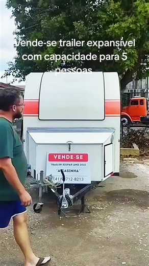 TRAILER XISPAR 2022 – COMPLETO E PRONTO PARA VIAJAR Trailer muito bem conservado, ideal para quem busca conforto, praticidade e liberdade para viajar. Estrutura completa, equipada e pronta para uso imediato. Valor: R$ 70.000 Capacidade: Até 5 pessoas (3 no quarto 2 na sala, com possibilidade de mais 1 colchão inflável de casal) Localização: Curitiba – Bairro Novo Mundo ESTRUTURA E CONFORTO Cama de casal com colchão sob medida Cama auxiliar de solteiro acolchoada Sala adaptável para dormir Porta 