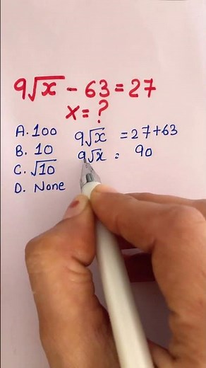 Easy Algebra Maths Problem