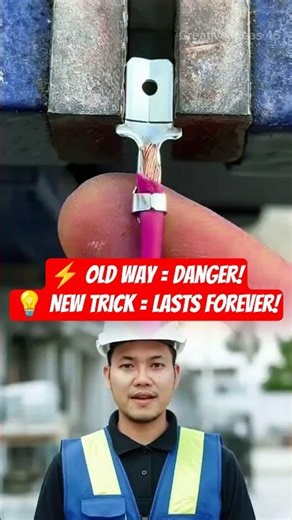 Old Cable Method? Dangerous! ⚡😱 #shorts