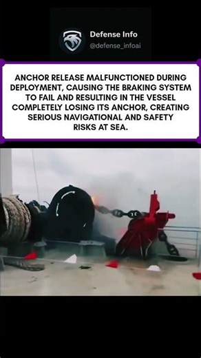 Anchor Drop Failure at Sea ⚠️ | Ship Loses Anchor During Deployment