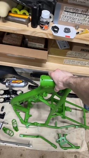 1.1K views | 2001 KX100 full assembly after rebuild. This is my favorite bike so I saved it for last. Very excited to ride everything i’ve built this year酪 #motocross #rebuild #assembly #built #kx100 #kx #kawasaki #moto #2stroke #yougotthis #dirtbike #dirtbikes | Full 2 Stroke Engine Rebuild | Facebook