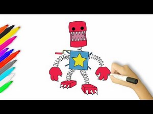 How to Draw Boxy Boo | Poppy Playtime