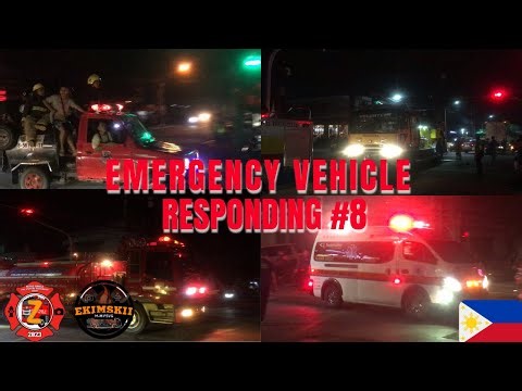 EMERGENCY VEHICLE RESPONDING #8 | 10-70 3RD ALARM, SITIO 6 CATMON, MALABON CITY