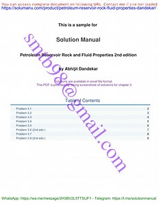 Solutions for Problems from Petroleum Reservoir Rock and Fluid Properties by Dan - SlideServe