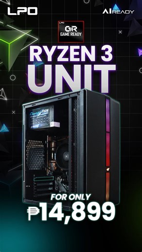Another 𝐚𝐟𝐟𝐨𝐫𝐝𝐚𝐛𝐥𝐞 𝐠𝐚𝐦𝐢𝐧𝐠 𝐝𝐞𝐬𝐤𝐭𝐨𝐩 na naman ang pwede nyo ma-score guys, 𝐋𝐢𝐦𝐢𝐭𝐞𝐝 𝐬𝐭𝐨𝐜𝐤𝐬 𝐨𝐧𝐥𝐲 kaya paunahan nalang! Brand New AMD Ryzen 3 GR Game Ready Unit ▪ Price: ₱14,899.00 ▪ Processor: AMD Ryzen 3 3200G @ 3.6GHz ▪ Motherboard: ASRock B450M-HDV (AM4 Socket) ▪ Memory: DAHUA 8GB DDR4 ▪ Storage: 256GB SSD (HIKSEMI 2.5") ▪ Power Supply: CLEVER PSU 700W ▪ Casing: YGT M3 𝐘𝐨𝐮 𝐜𝐚𝐧 𝐯𝐢𝐬𝐢𝐭 𝐨𝐮𝐫 𝐰𝐞𝐛𝐬𝐢𝐭𝐞 𝐡𝐞𝐫𝐞 👇 https://laptoppcoutlet.com/ Or 