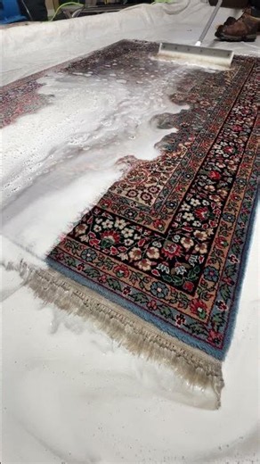 Deep Cleaning This Rug With THICK Foam 🫧 | Fort Smith, AR