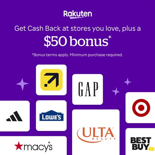 32K views · 38 reactions | Get the Rakuten browser extension and earn a $50 bonus plus Cash Back at your favorite stores! *Bonus terms apply. | Rakuten | Facebook