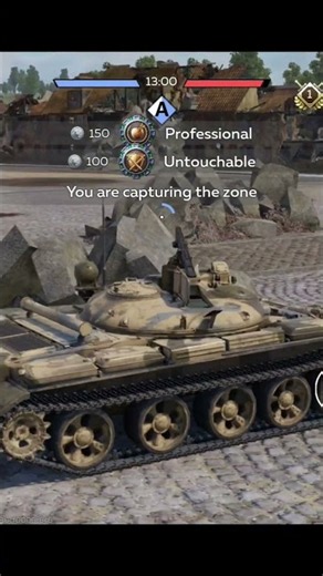 War Thunder Mobile - Zone Rush! - The First Tank Wins! - Sneaky ATGM RAT YEET