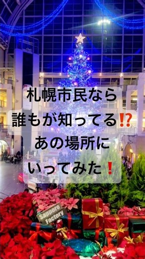 札幌市民なら誰もが知ってるアノ場所⁉️イルミネーションいってみた❗️#北海道 #北海道観光 #札幌観光 #札幌 #イルミネーション #クリスマス #xmas #デート