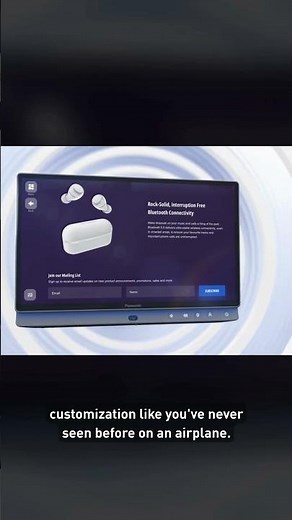 Panasonic Avionics Astrova In-Flight Entertainment System