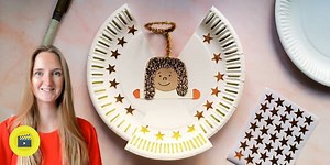 Angel Paper Plate Craft Video - Nativity - Christmas Activities – Christmas Craft – Christmas Decoration