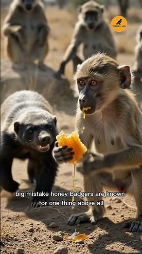 This Honey Badger Doesn't Back Down From Anyone #wildlife #wildlifeentertainment #animals #nature