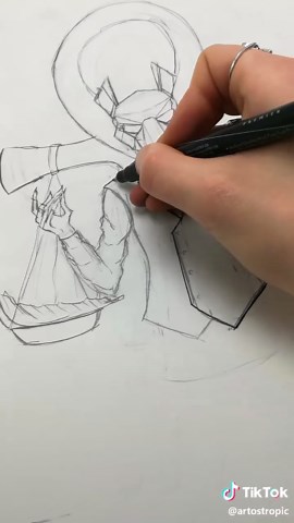 @anubìs oh look it's you #godsquad #anubis #art #ink #drawing #tiktokcreator #fanart #artanywhere