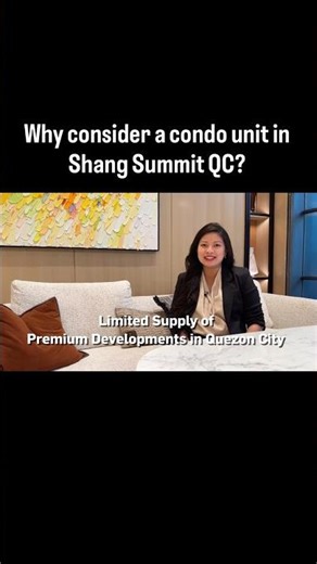 Condo for sale in Quezon City – Pre-selling units in Shang Summit by Shang Properties