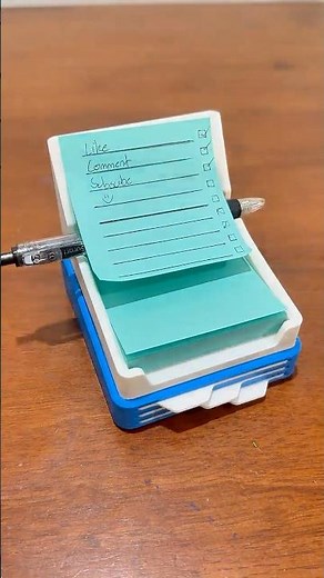 3D printed sticky note holder and stencils #3dprinting #satisfying #diy #asmr