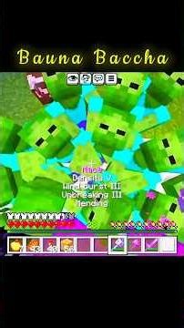 BAUNA BACCHA IN MINECRAFT || #minecraft #funny #gaming #ddbrother89