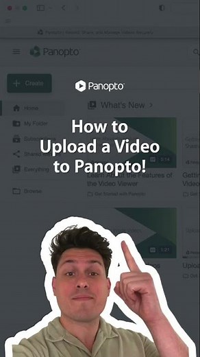 How to Upload a #Video to #Panopto ⬆️ #ProTip