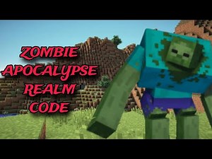 *NEW* BEST ZOMBIE APOCALYPSE REALM CODE FOR MINECRAFT BEDROCK EDITION!