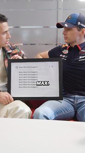 Auto-complete Questions with @maxverstappen1 at the launch of the new #RB20 🤔 #F1 #RedBullRacing #question | Oracle Red Bull Racing