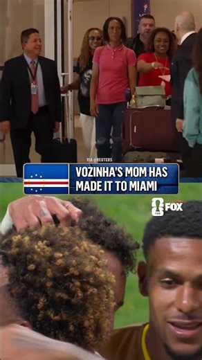 Cape Verde goalkeeper Vozinha's mom has made it to Miami to watch him play against Uruguay