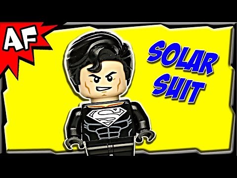 Custom SUPERMAN SOLAR SUIT Minifigure Lego DC Super Heroes Review