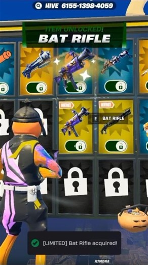 NEW SECRET BAT RIFLE IN 1V1 WITH EVERY GUN!!