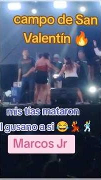 a si bailaron mis tías en el campo de San Valentín 🔥 con Marcos Jr #viral