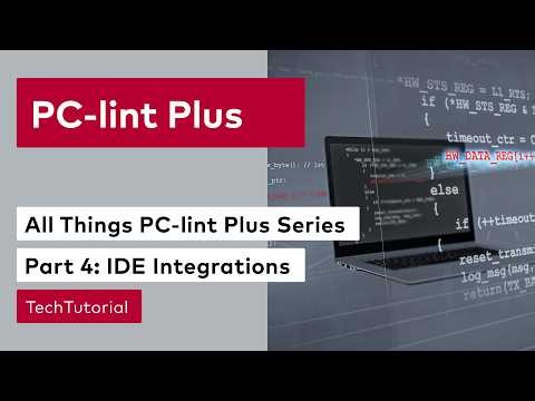 PC-lint Plus IDE Integration: VS Code & Eclipse Setup Guide | Part 4 | #VectorTechTutorial