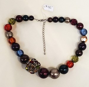 Multi-colored Chunky Necklace - Etsy