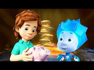 How to save money 💵 | @The Fixies | Cartoons for Children | #PiggyBank