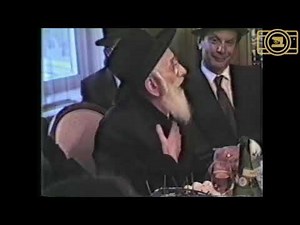 Rare video of Rabbi Shlomo Halberstam the Bobover Rebbe Zatzal