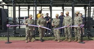 Navy opens new outdoor workout space for sailors to improve quality of life