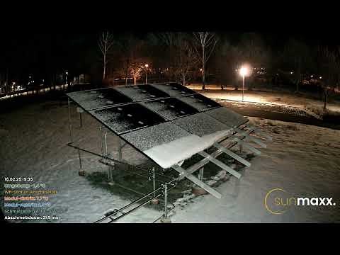 Schnee abschmelzen bei PVT-Anlage · Daten vom 16.02.2025