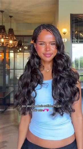 POV: Wearing a Basic Outfit Because the Hair & Skin Eats! 💕✨