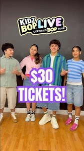 Get your $30 tickets to sing and dance with us on the #KIDZBOPLIVE Tour this summer!🎫 #Shorts #Tour