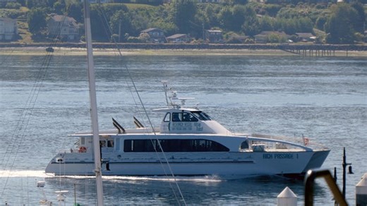 First voyage of new Seattle-Bremerton fast ferry