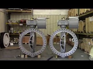 42 Inch Double Offset Butterfly Valves