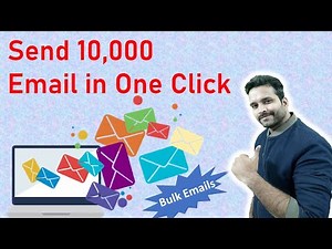 How to send email in bulk using mail-merge