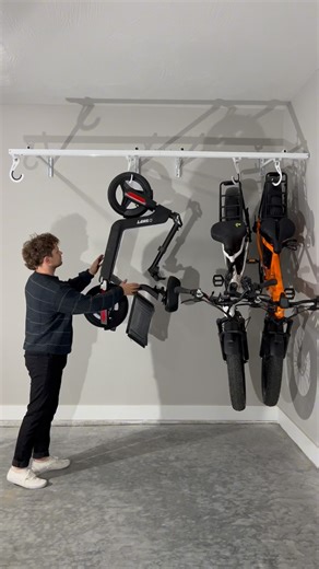 Ceiling Storage and More on Instagram: "Bike and Scooter Storage 🛴"