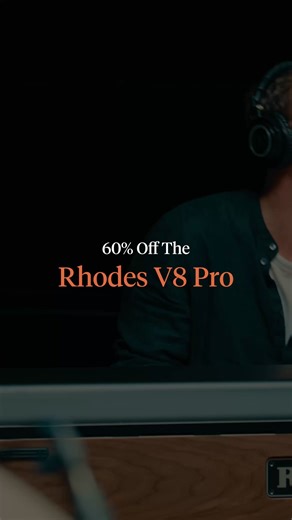 Bill Laurance on the Rhodes V8 Pro “The Rhodes plugin you always wanted. The detail in customisation is a gamechanger.” - Bill Laurance. Experience the V8 Pro this Black Friday and save up to 60% | Rhodes Piano