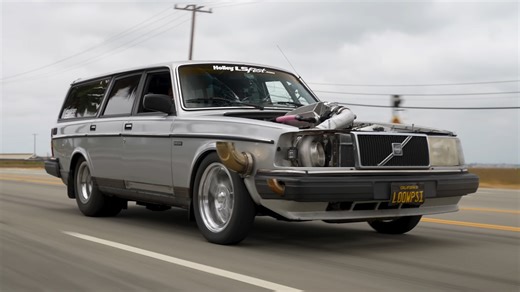 Turbocharged Volvo wagon built to destroy supercars