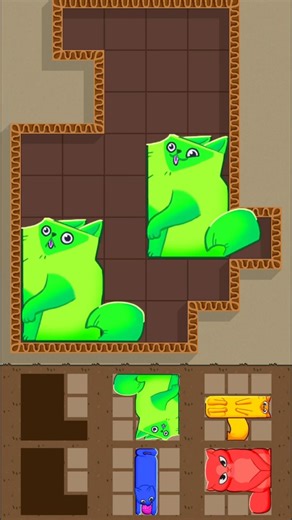 Puzzle Cats - Cute & Funny CUTE Gameplay (iOS & Android) #shorts #games