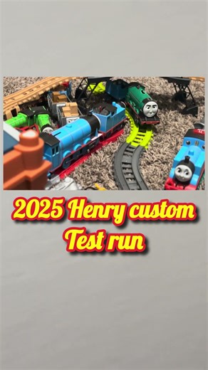 2025 Henry custom test run TTTE T&F #thomasandfriends #train ￼