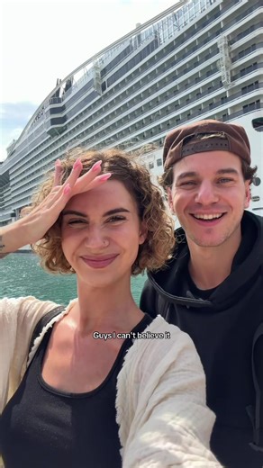 so excited it’s the most beautiful ship ever and we’re stopping in the best places 😁 @MSC Cruises Official #MSCCruises #MSCWorldEuropa #BestHolidayEver giftedprtrip